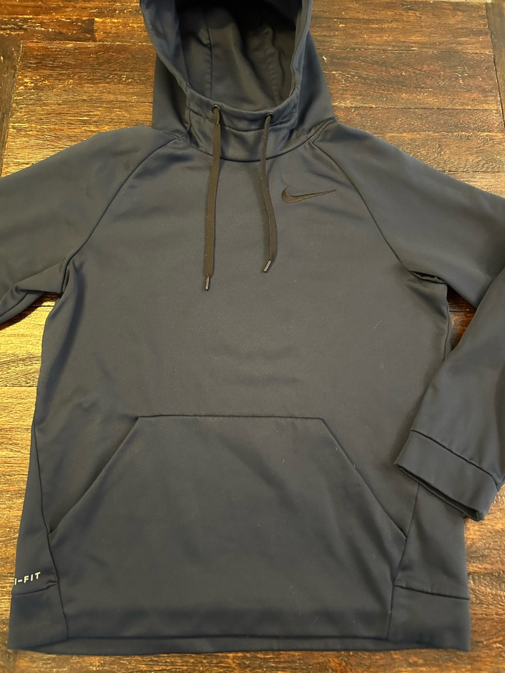 Nike Dri-Fit Navy/Black Performance Pullover Hoodie